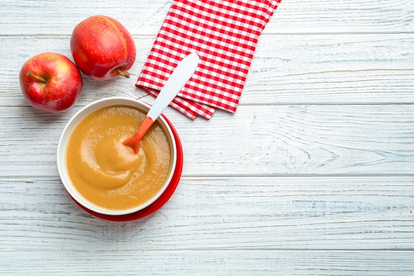 Puree apel untuk MPASI 6 bulan - ibudanbalita