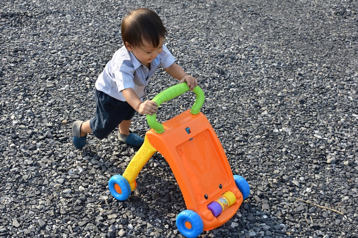 Alat bantu jalan bayi baby push walker - ibudanbalita