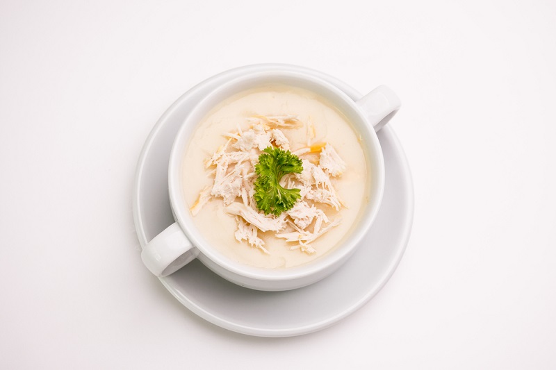 chicken cream soup untuk MPASI 1 tahun GTM - Ibudanbalita