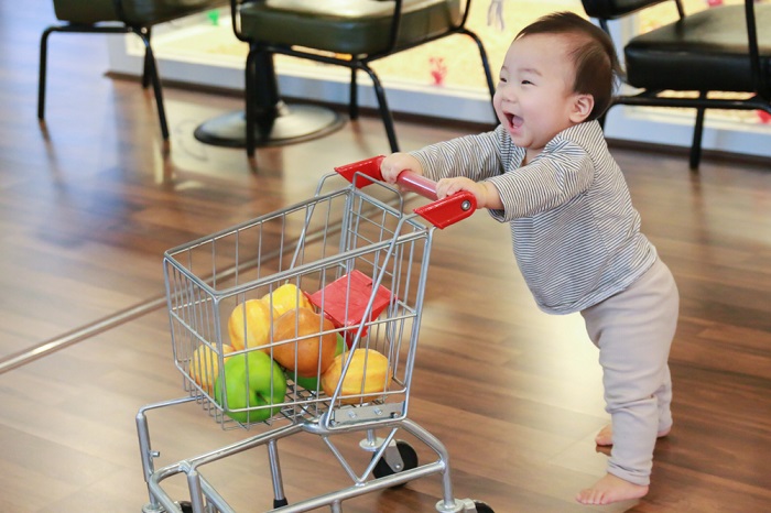 Alat bantu jalan bayi baby troli mainan - ibudanbalita