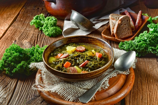 Sayur Kale Daging Iris