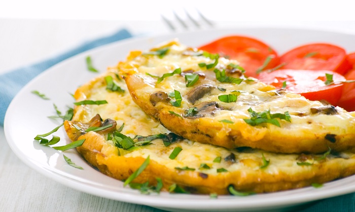 Omelette putih telur