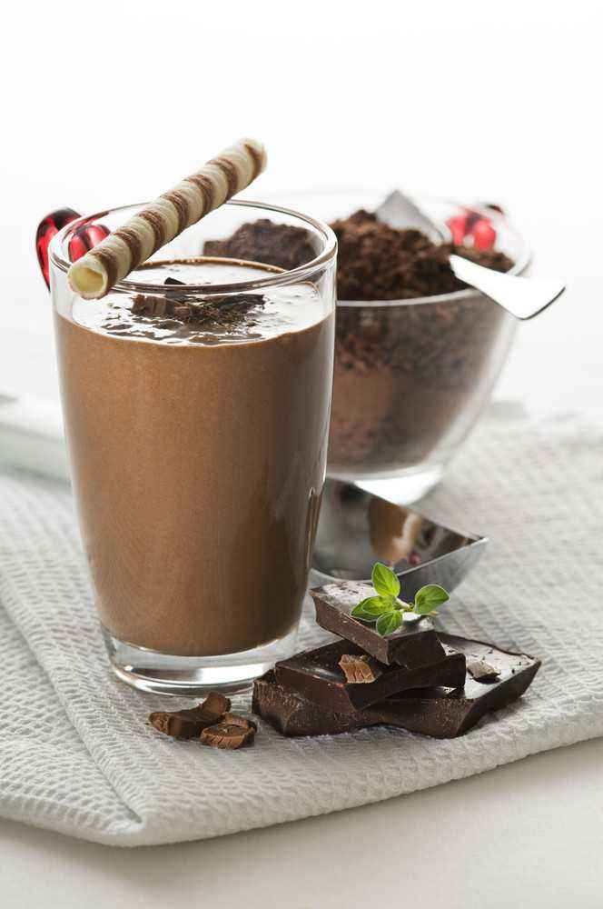 Smoothie Cokelat Almond