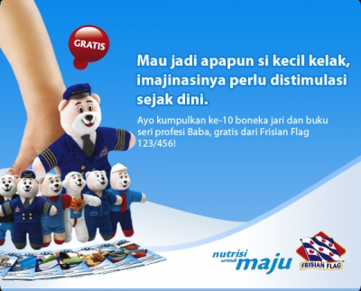 Dapatkan Boneka Jari dan Buku Aktivitas dari Frisian Flag