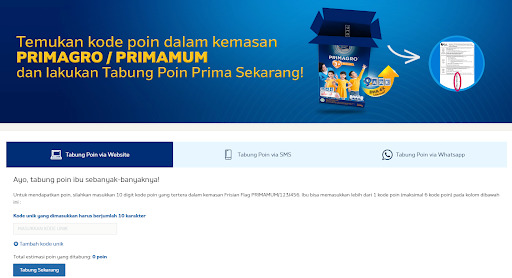 Cara Daftar Tabung Poin Frisian Flag Ibu & Balita dan Keuntungannya