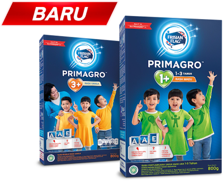 Kelebihan Frisian Flag PRIMAGRO 1+ dan PRIMAGRO 3+