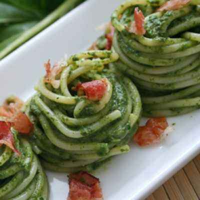 Resep Spaghetti Frisian Saos Bayam yang Mudah Dibuat