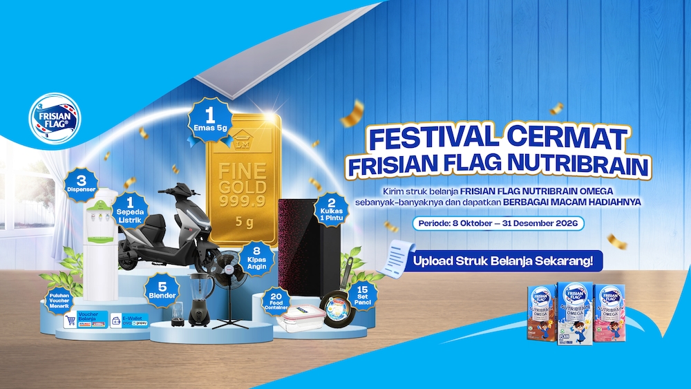 Festival Cermat Frisian Flag Nutribrain Omega: Raih Kesempatan Menangkan Hadiah Puluhan Juta Rupiah!