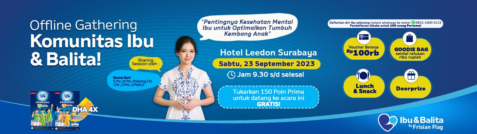 Syarat & Ketentuan Offline Gathering Member Ibu dan Balita Surabaya 23 September 2023